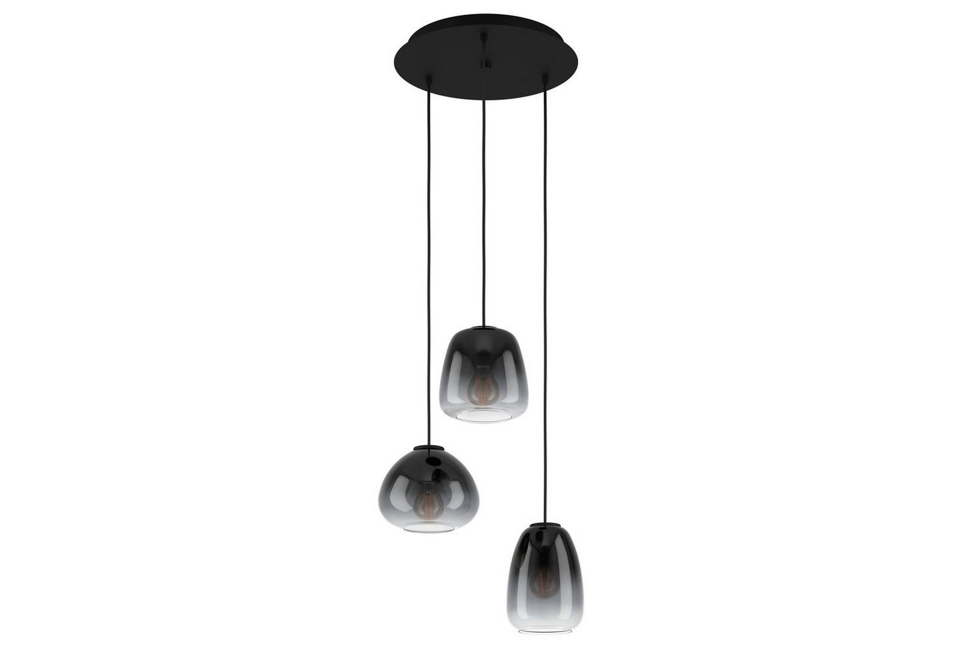Takpendel Eglo Aguilares Ø430 mm - Svart/Grå