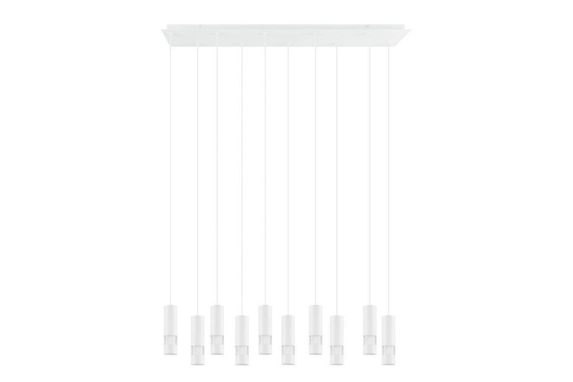 Takpendel Eglo Bernabeta Vit med 10 Lampor -