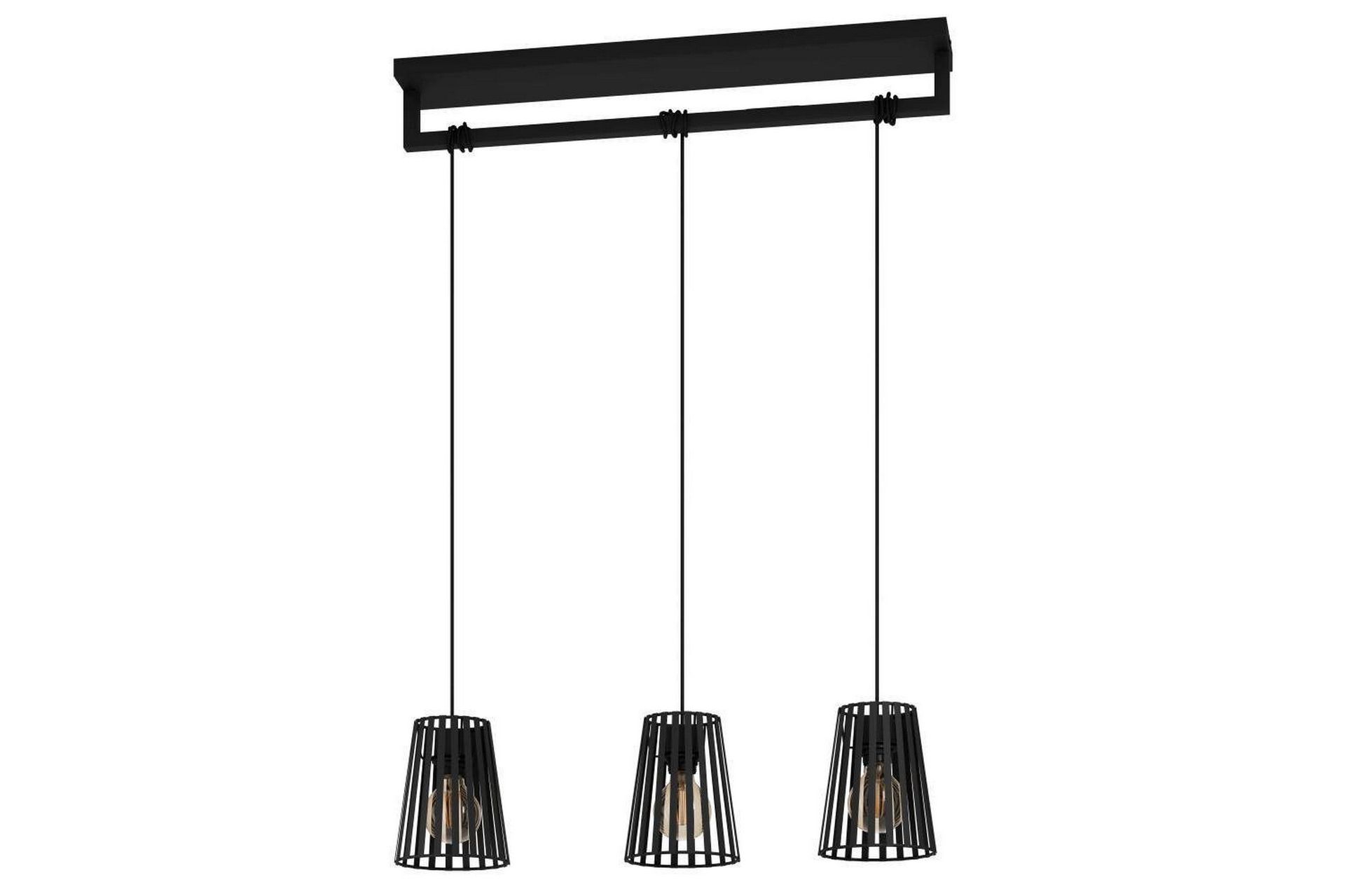 Takpendel Eglo Bogota Svart med 3 Lampor -