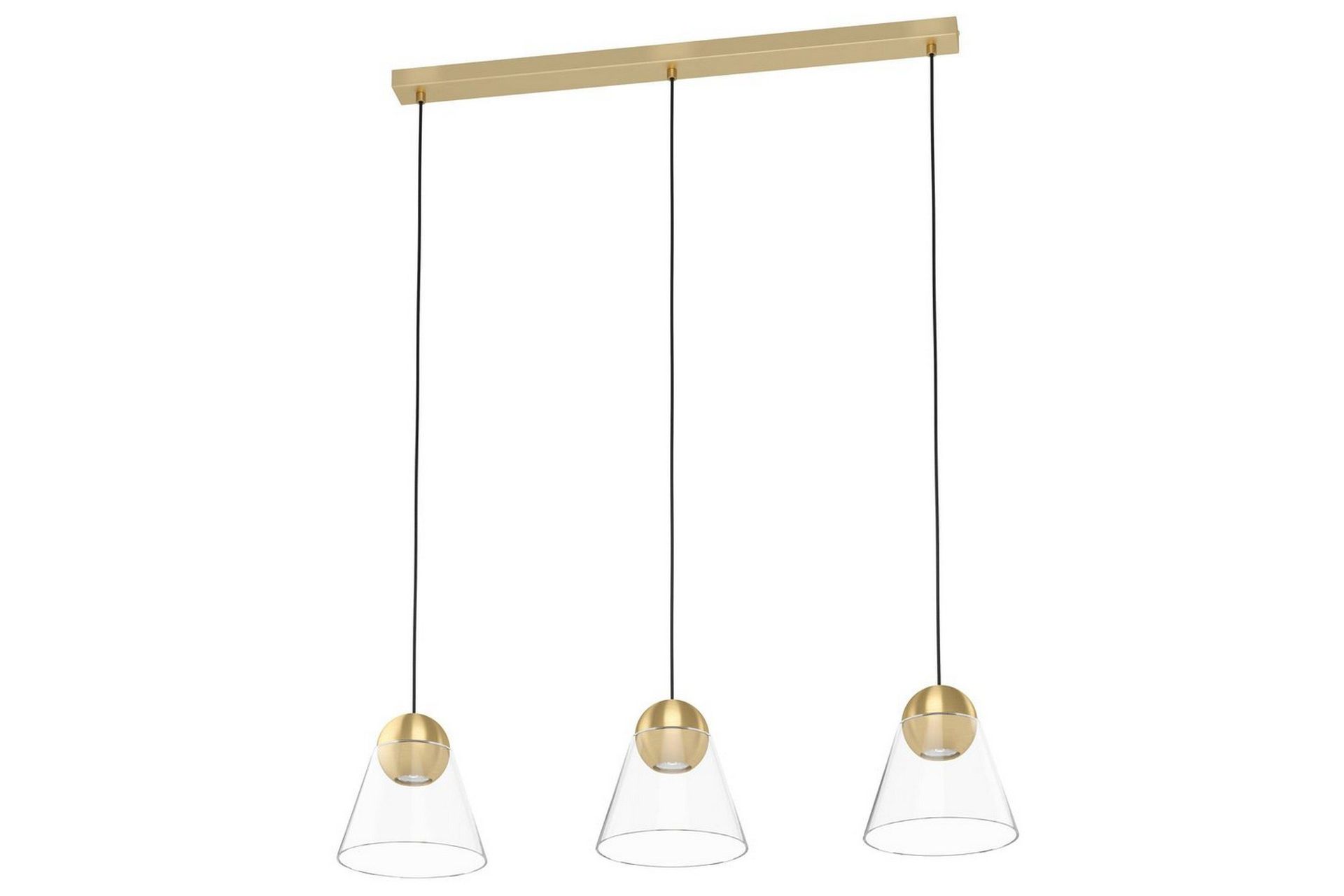 Takpendel Eglo Cerasella med 3 Lampor - Mässing/Guld