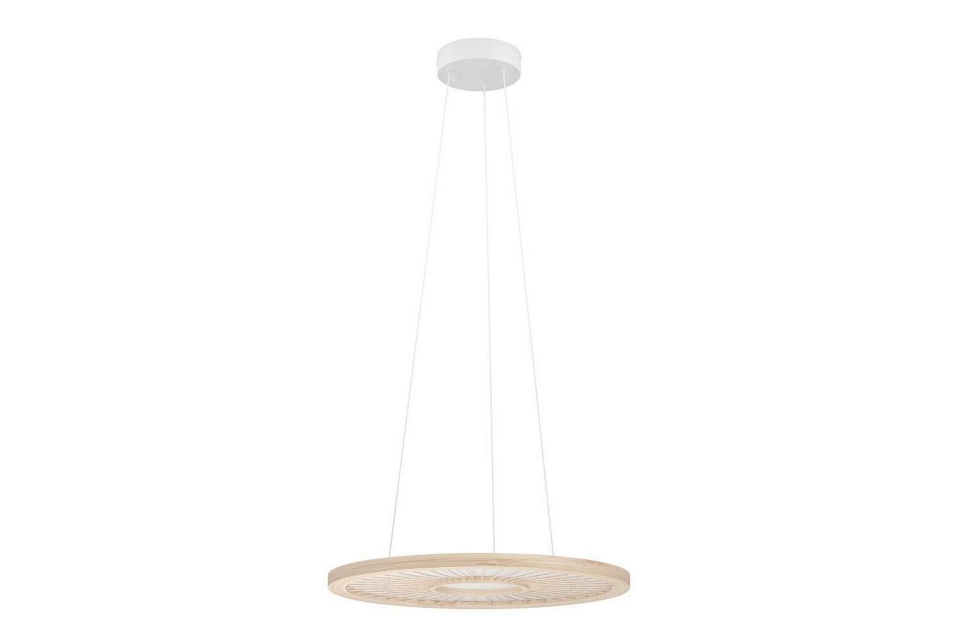 Takpendel Eglo Dehesa Rondell Vit/Natur -