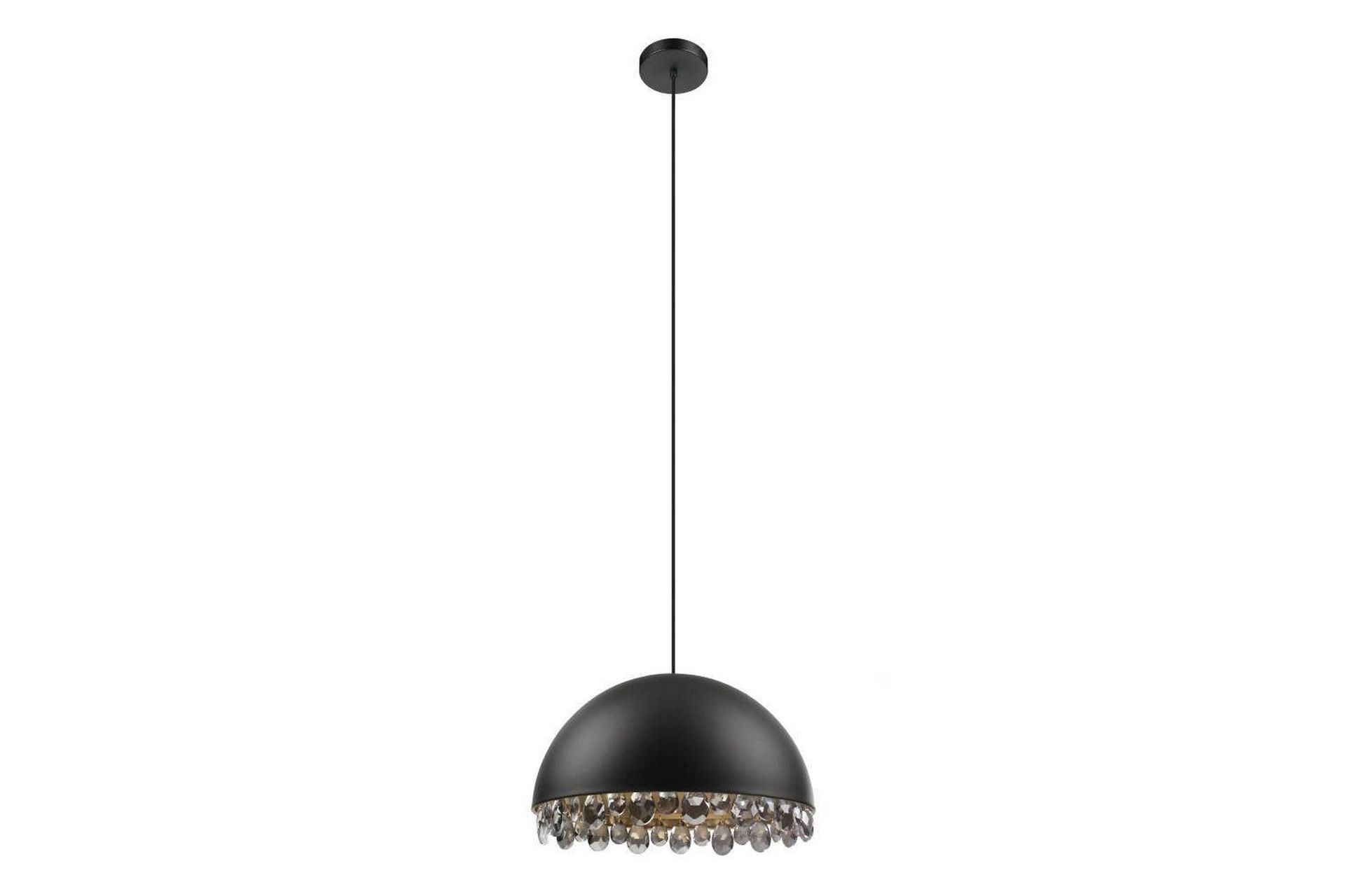 Takpendel Eglo Gaetano 2 Svart/Guld Kristall -