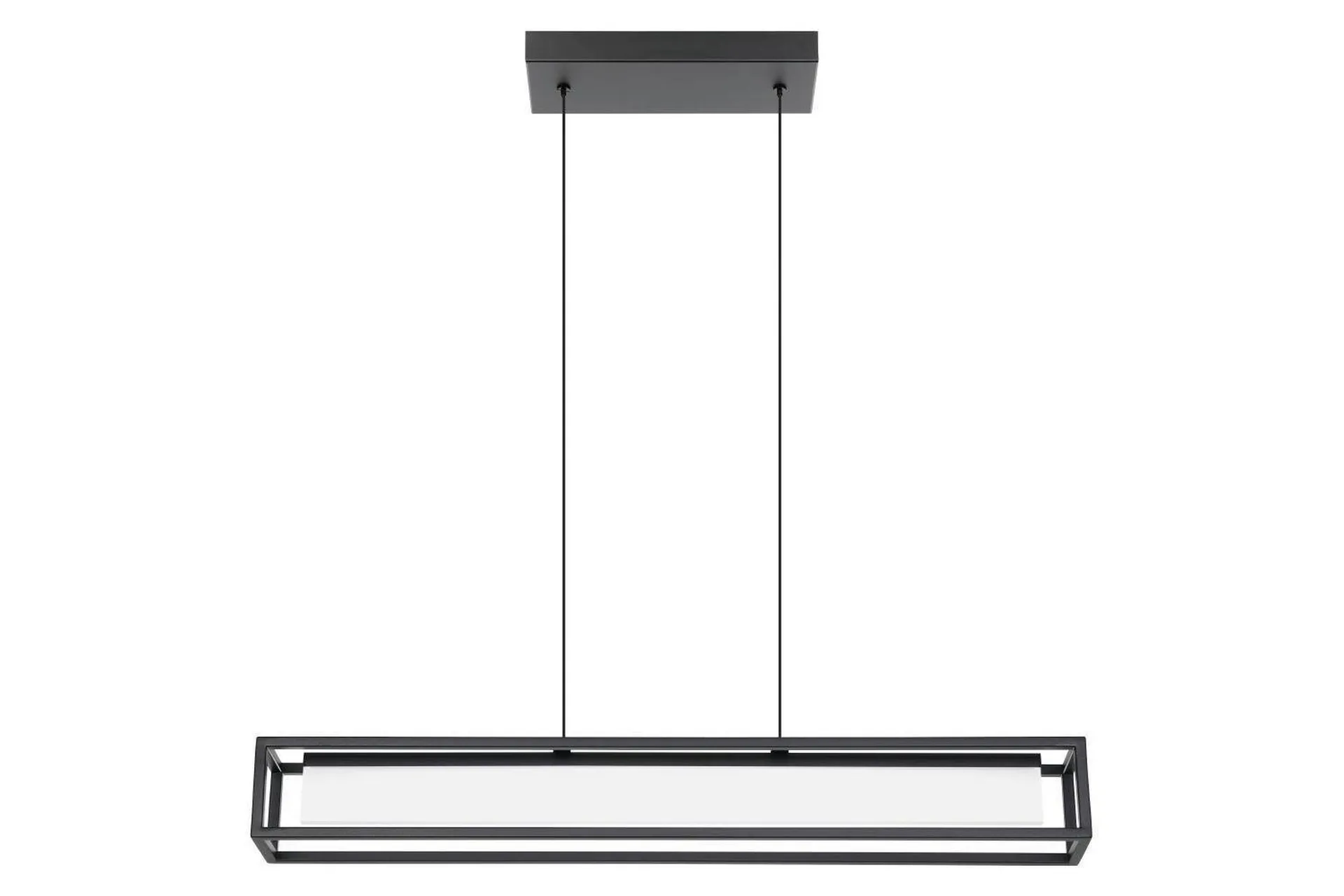 Takpendel Eglo Gualajo Avlång Svart -