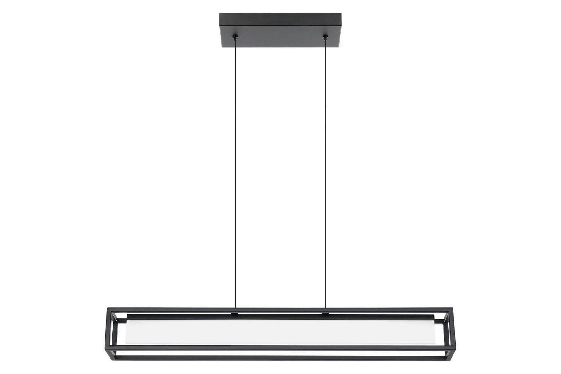 Takpendel Eglo Gualajo Avlång Svart -