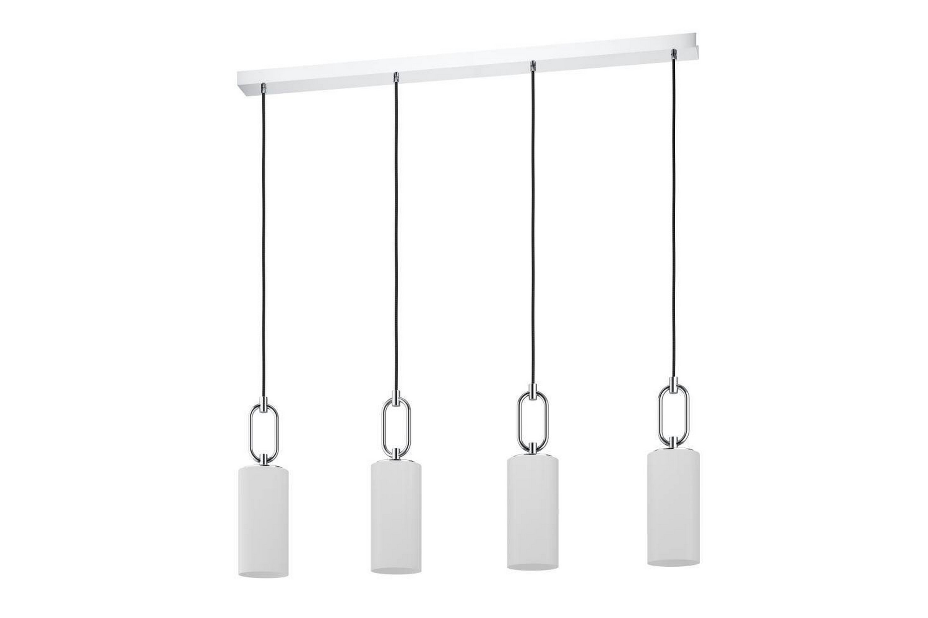 Takpendel Eglo Majana Opalvit/Krom med 3 Lampor -