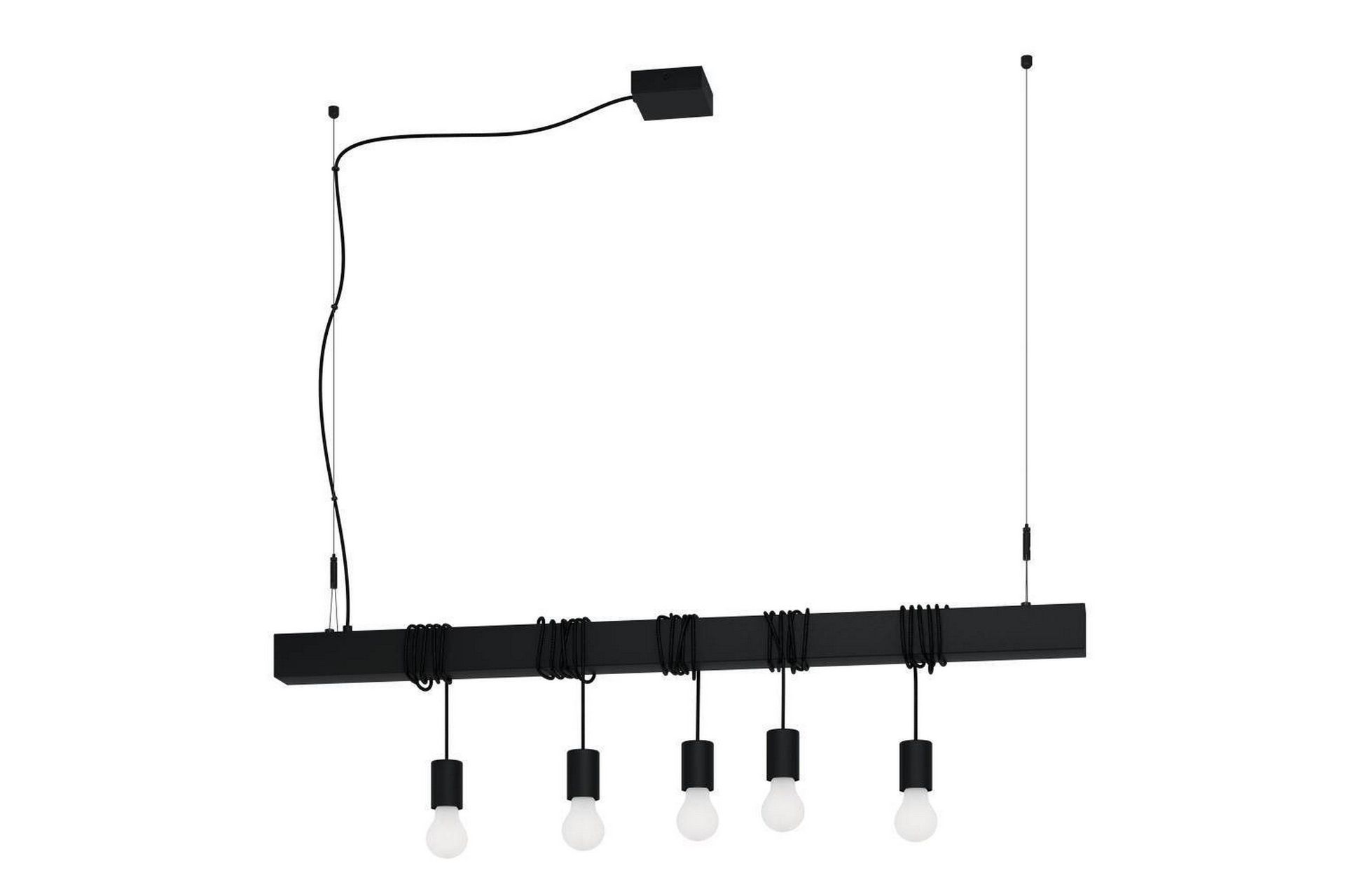 Takpendel Eglo Townshend-B Svart 5 Lampor - 5 Lampor