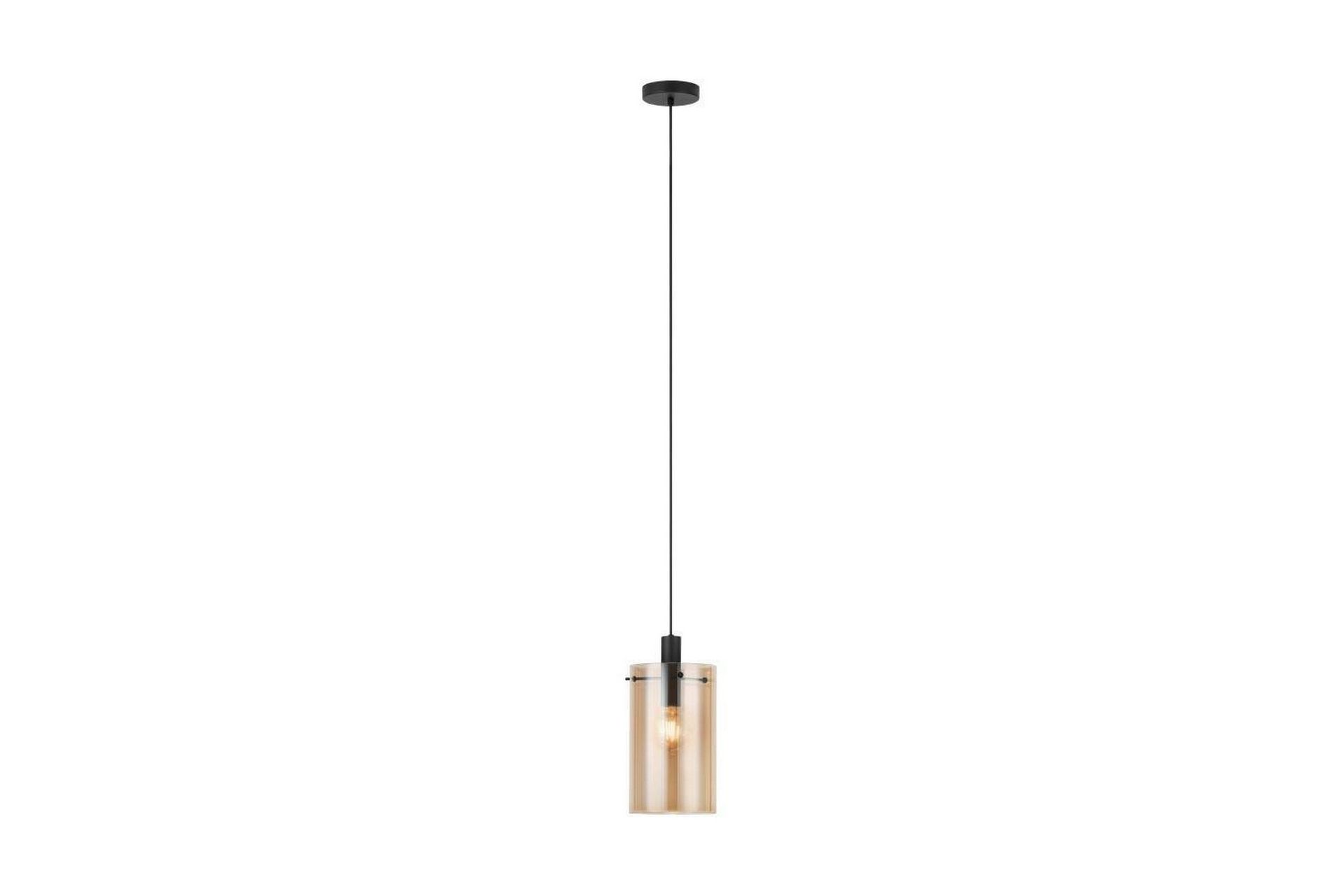 Takpendel Eglo Polverara Svart/Amber 1 Lampa - 1 Lampa
