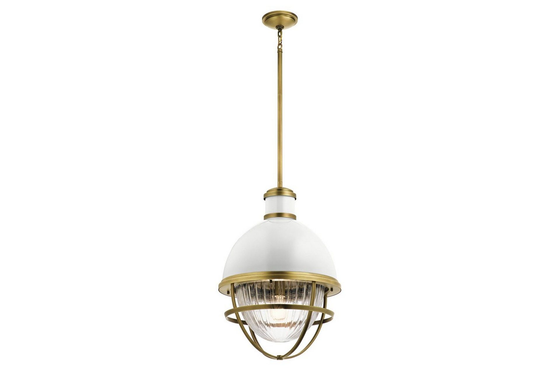 Tollis Kichler Taklampa - Brass||White