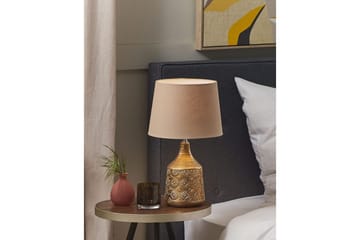 Galatea Bordslampa 47 cm E14 - Brons/Beige - Belysning - Lampor & belysning inomhus - Bordslampa