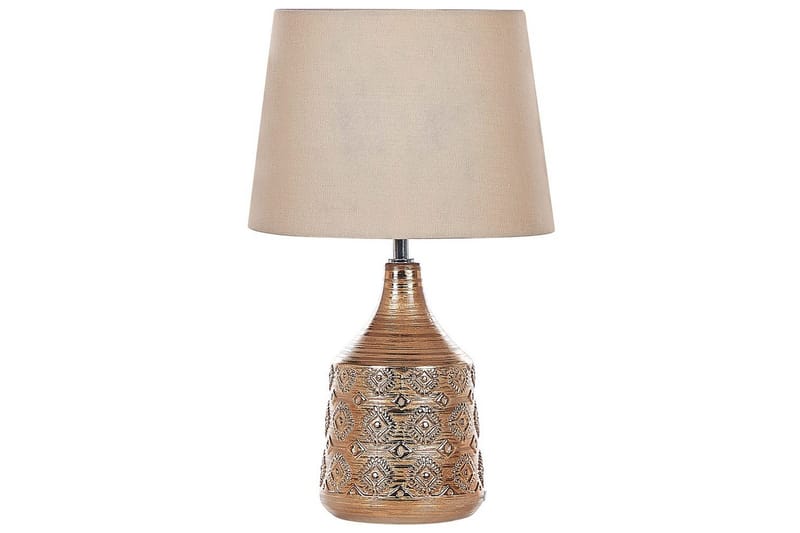 Galatea Bordslampa 47 cm E14, Brons/Beige