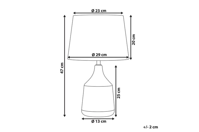 Galatea Bordslampa 47 cm E14 - Brons/Beige - Belysning - Lampor & belysning inomhus - Bordslampa