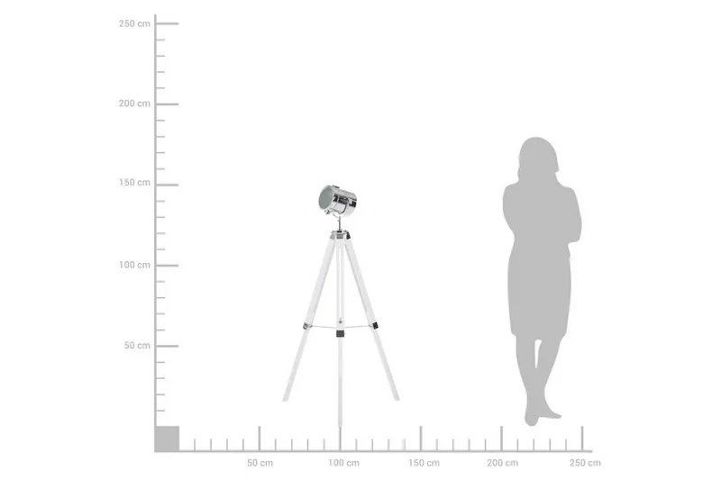 Alzette Golvlampa 143 cm - Vit - Belysning - Lampor & belysning inomhus - Golvlampa