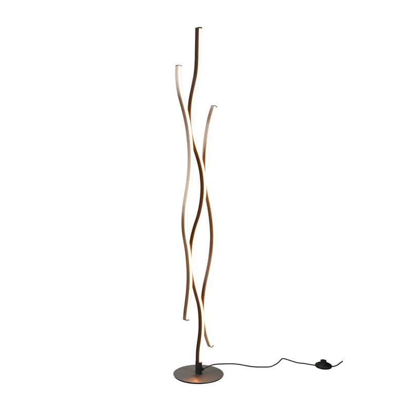 Golvlampa Blaze - Borstad aluminium - Belysning - Lampor & belysning inomhus - Golvlampa