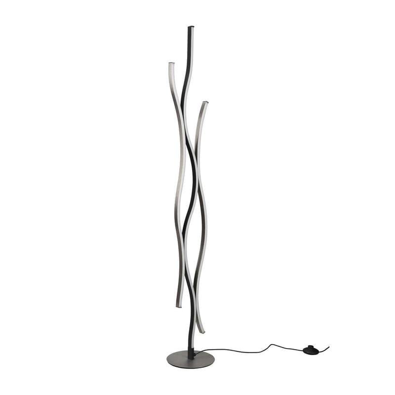 Golvlampa Blaze - Borstad aluminium - Belysning - Lampor & belysning inomhus - Golvlampa