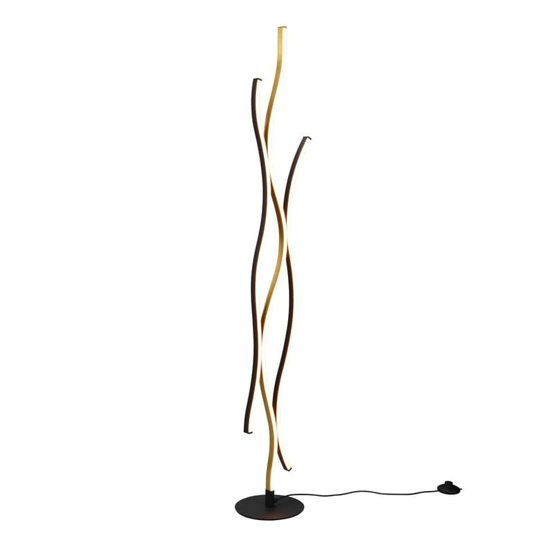 Golvlampa Blaze - Mattmässing - Belysning - Lampor & belysning inomhus - Golvlampa