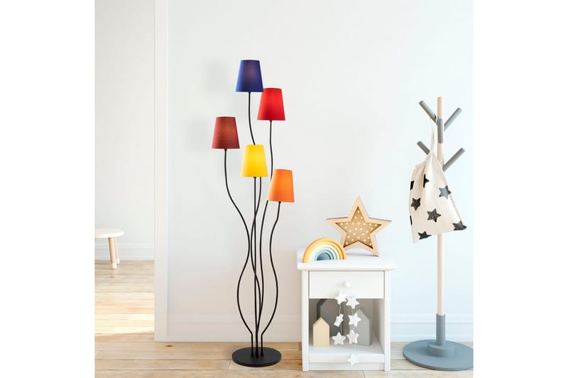 Golvlampa Crestor Flerfärgad / Livfulla färger - Flerfärgad / Livfulla färger - Belysning - Lampor & belysning inomhus - Golvlampa