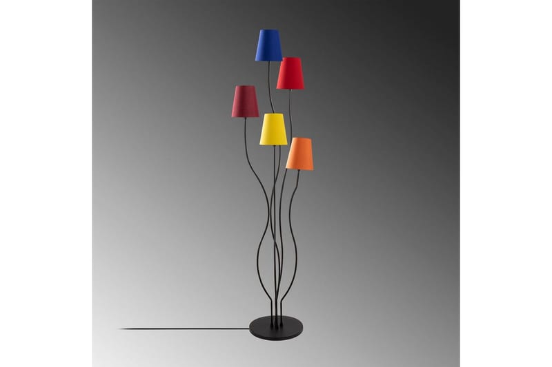 Golvlampa Crestor Flerfärgad / Livfulla färger - Flerfärgad / Livfulla färger - Belysning - Lampor & belysning inomhus - Golvlampa