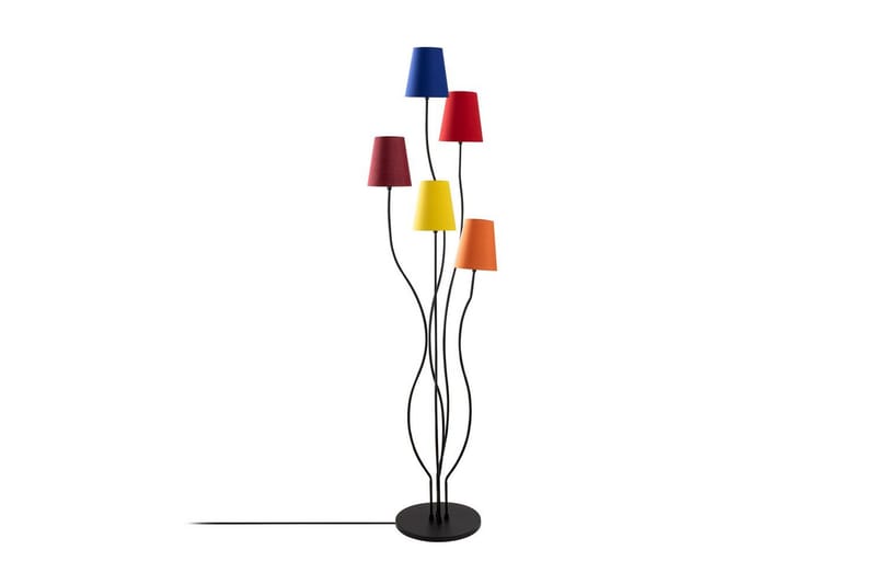 Golvlampa Crestor Flerfärgad / Livfulla färger - Flerfärgad / Livfulla färger - Belysning - Lampor & belysning inomhus - Golvlampa