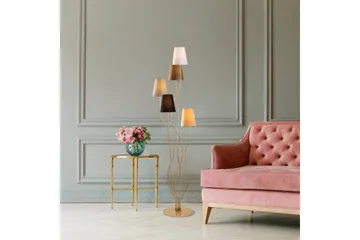 Golvlampa Crestor Flerfärgad / Mörka färger - Flerfärgad / Mörka färger - Belysning - Lampor & belysning inomhus - Golvlampa
