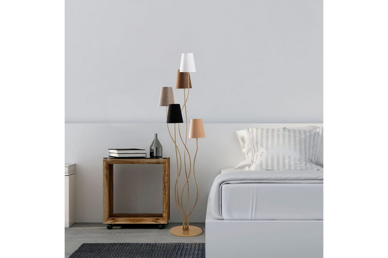 Golvlampa Crestor Flerfärgad / Mörka färger - Flerfärgad / Mörka färger - Belysning - Lampor & belysning inomhus - Golvlampa