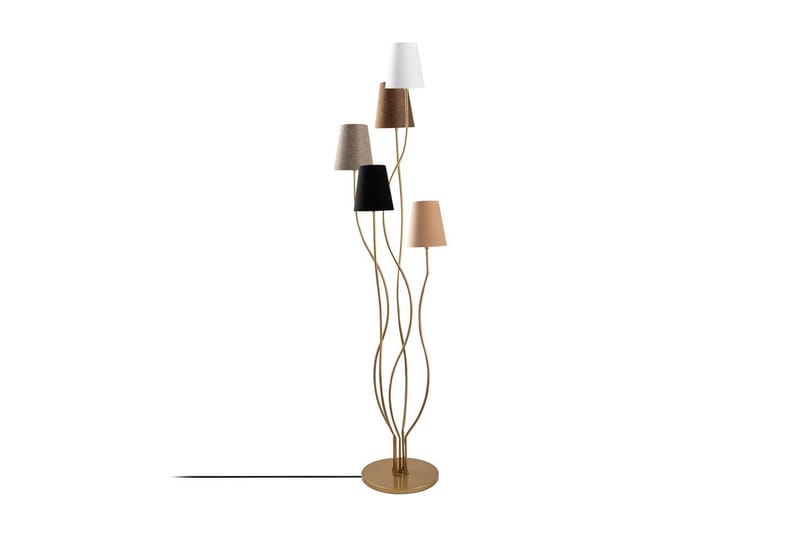 Golvlampa Crestor Flerfärgad / Mörka färger - Flerfärgad / Mörka färger - Belysning - Lampor & belysning inomhus - Golvlampa