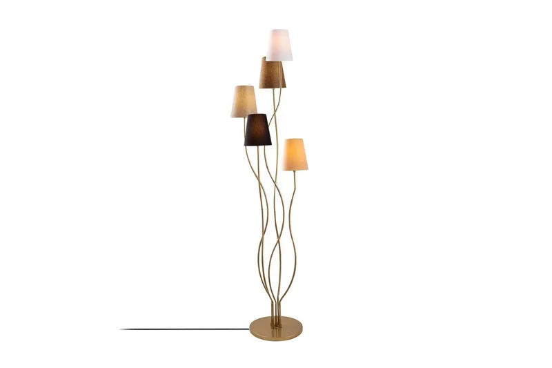 Golvlampa Crestor Flerfärgad / Mörka färger, Flerfärgad / Mörka färger