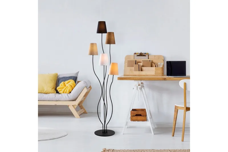 Golvlampa Crestor Flerfärgad / Mjuka färger - Flerfärgad / Mjuka färger - Belysning - Lampor & belysning inomhus - Golvlampa