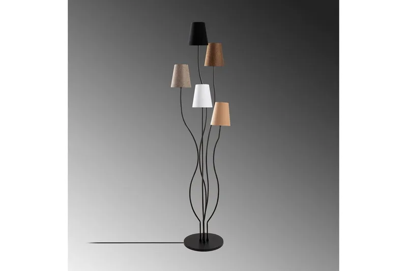 Golvlampa Crestor Flerfärgad / Mjuka färger - Flerfärgad / Mjuka färger - Belysning - Lampor & belysning inomhus - Golvlampa