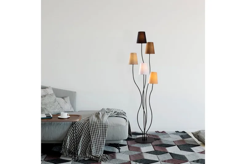 Golvlampa Crestor Flerfärgad / Mjuka färger - Flerfärgad / Mjuka färger - Belysning - Lampor & belysning inomhus - Golvlampa