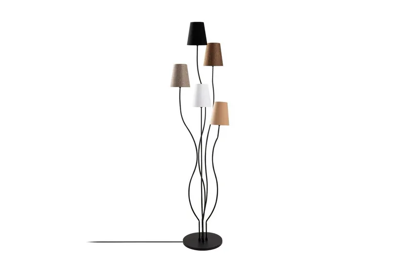 Golvlampa Crestor Flerfärgad / Mjuka färger, Flerfärgad / Mjuka färger