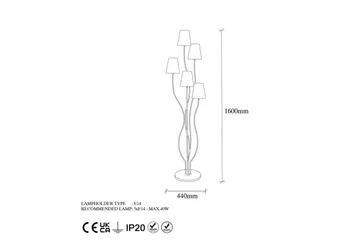 Golvlampa Crestor Rany / Beige - Rany / Beige - Belysning - Lampor & belysning inomhus - Golvlampa