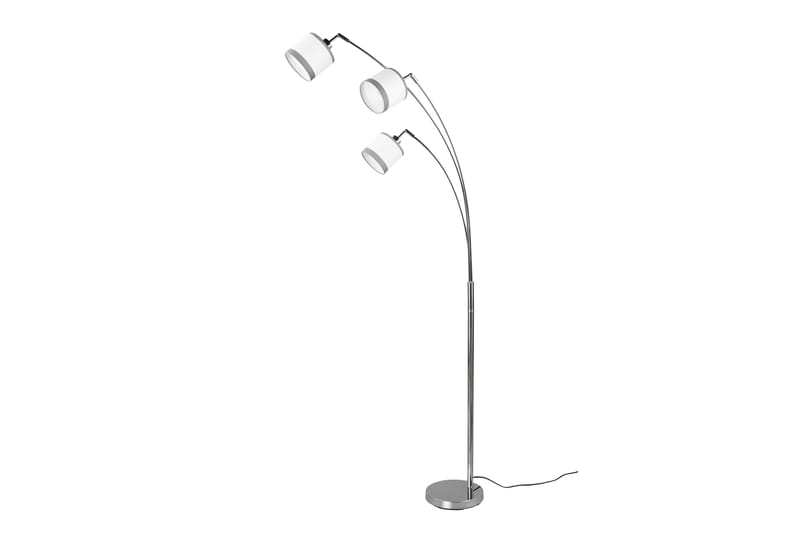 Davos golvlampa 3L E14 krom/ vit - Krom/Vit - Belysning - Lampor & belysning inomhus - Golvlampa