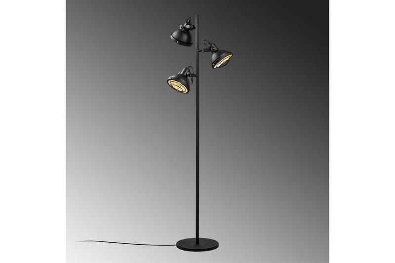 Golvlampa Desten Svart - Svart - Belysning - Lampor & belysning inomhus - Golvlampa
