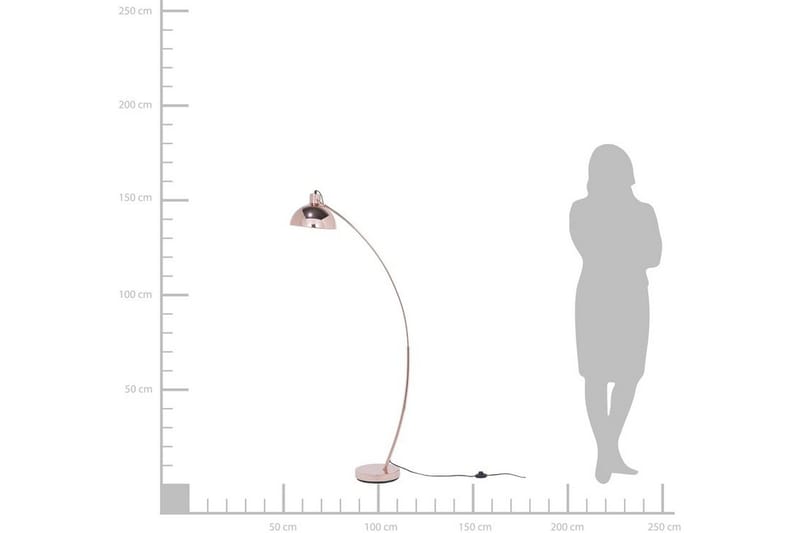 Dintel Golvlampa 155 cm - Koppar - Belysning - Lampor & belysning inomhus - Golvlampa