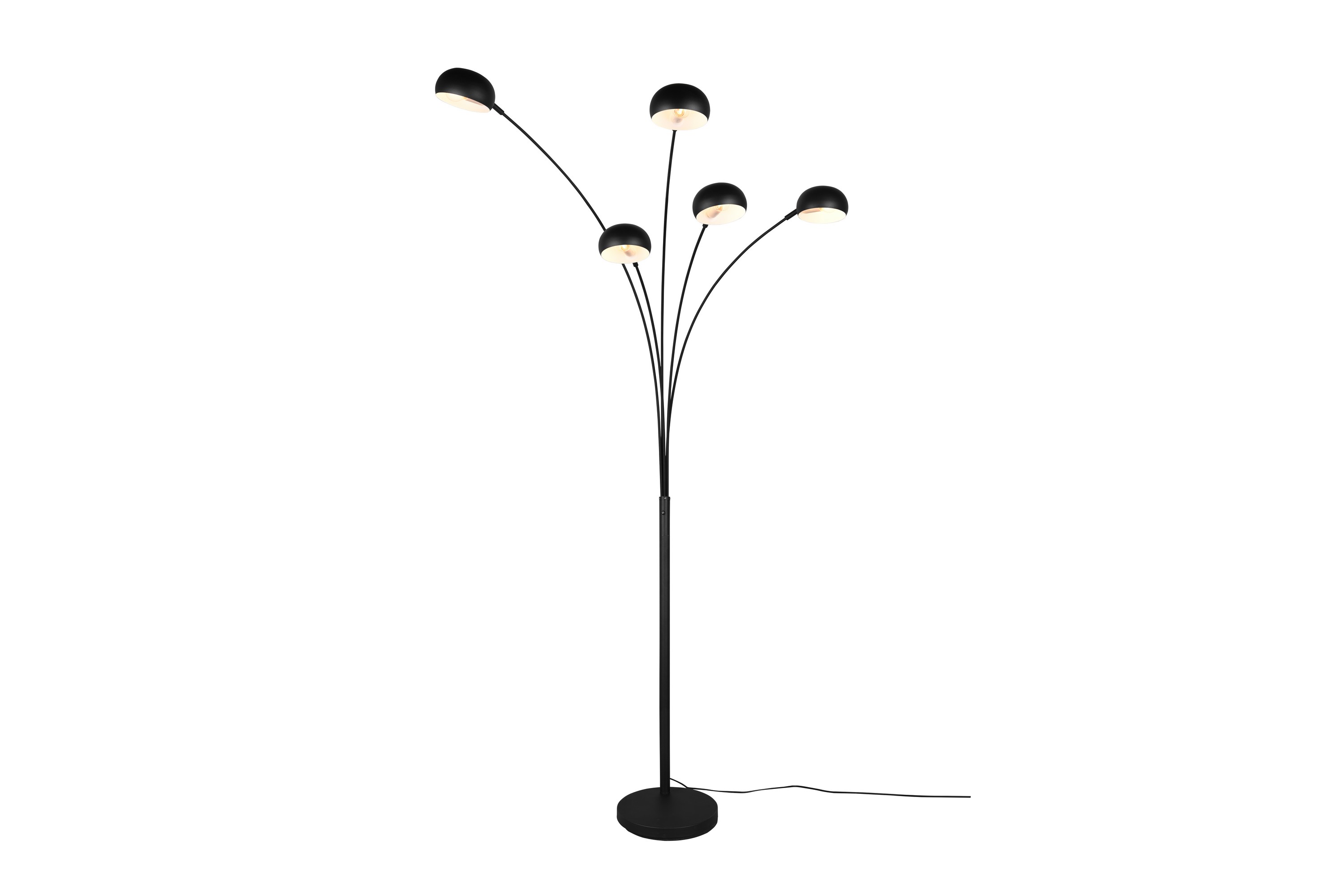 Dito golvlampa 5L E14 mattsvart Matt svart