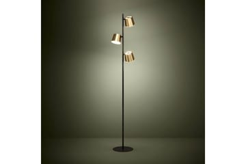 Golvlampa Eglo Altamira Svart/Mässing - Belysning - Lampor & belysning inomhus - Golvlampa