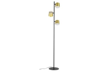 Golvlampa Eglo Altamira Svart/Mässing - Belysning - Lampor & belysning inomhus - Golvlampa