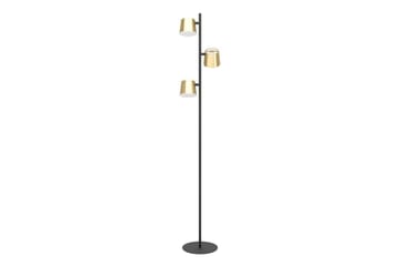 Golvlampa Eglo Altamira Svart/Mässing - Belysning - Lampor & belysning inomhus - Golvlampa