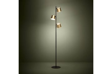 Golvlampa Eglo Altamira Svart/Mässing - Belysning - Lampor & belysning inomhus - Golvlampa