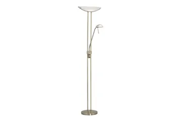 Golvlampa Eglo Baya Bronserad Vit - Vit/Mörkgrå - Belysning - Lampor & belysning inomhus - Golvlampa