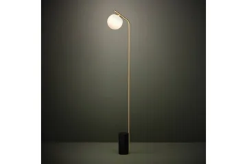 Golvlampa Eglo Betulia Svart/Mässing Opalvit - Belysning - Lampor & belysning inomhus - Golvlampa