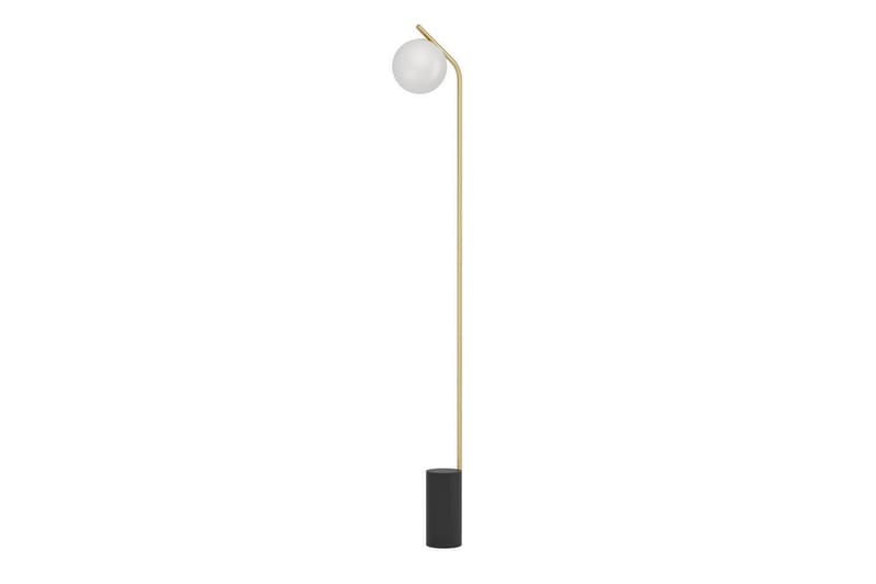 Golvlampa Eglo Betulia Svart/Mässing Opalvit - Belysning - Lampor & belysning inomhus - Golvlampa