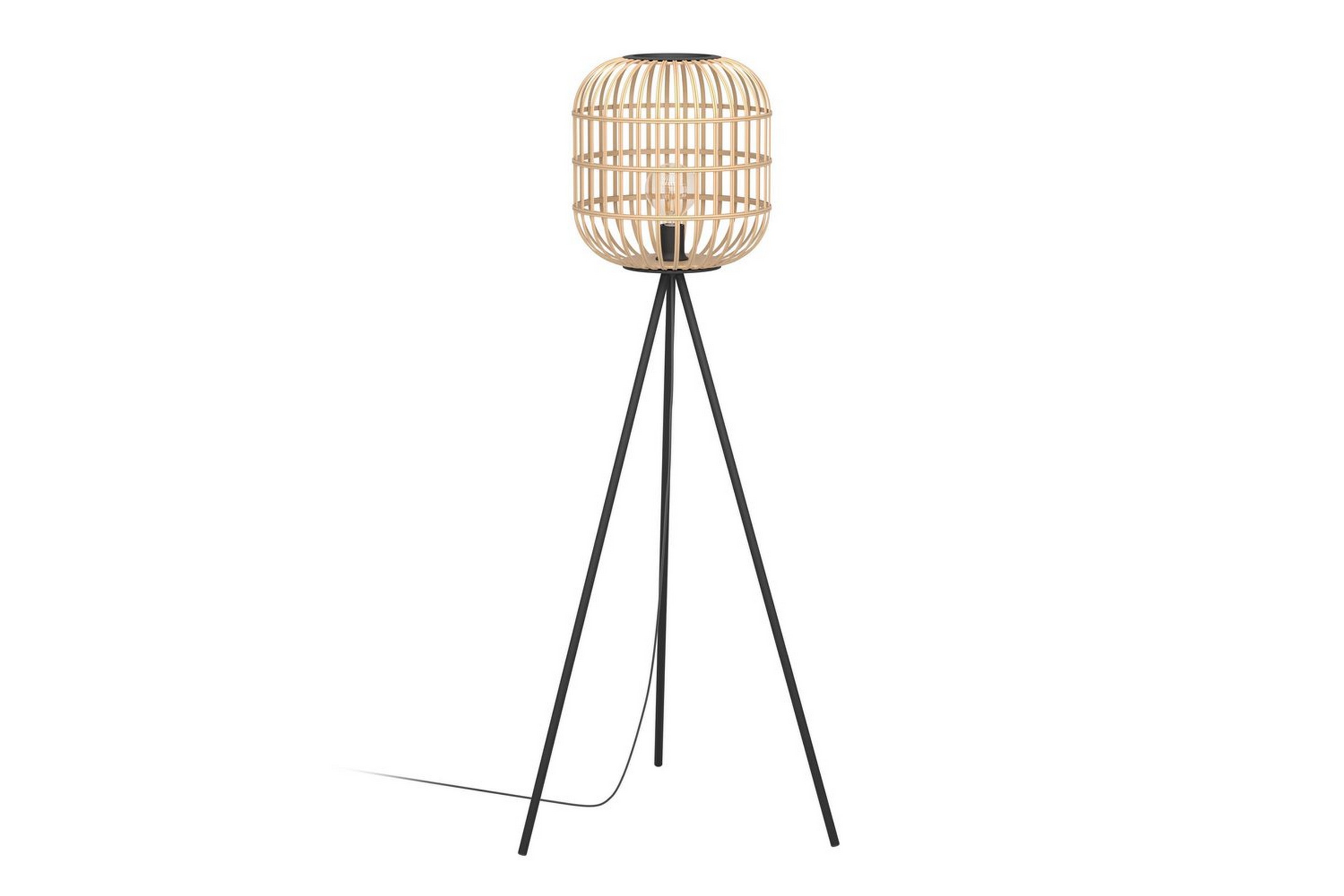 Golvlampa Eglo Bordesley - Svart
