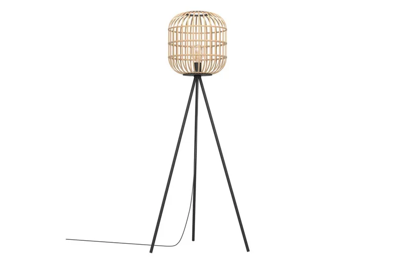 Golvlampa Eglo Bordesley - Svart - Belysning - Lampor & belysning inomhus - Golvlampa