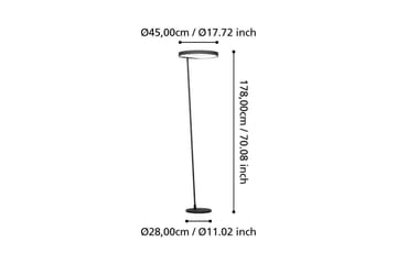 Golvlampa Eglo Caredara Svart - Belysning - Lampor & belysning inomhus - Golvlampa