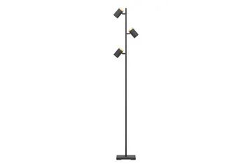 Golvlampa Eglo Cartagena Svart/Trä med 3 Lampor - Belysning - Lampor & belysning inomhus - Golvlampa