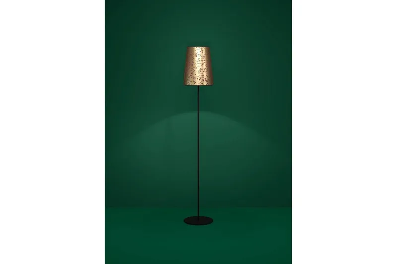 Golvlampa Eglo Castuera Guld med Rosblad - Belysning - Lampor & belysning inomhus - Golvlampa