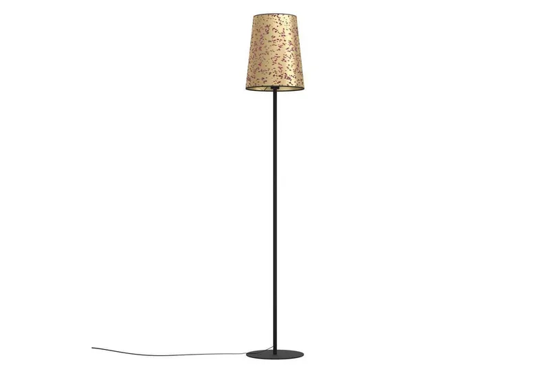 Golvlampa Eglo Castuera Guld med Rosblad - Belysning - Lampor & belysning inomhus - Golvlampa