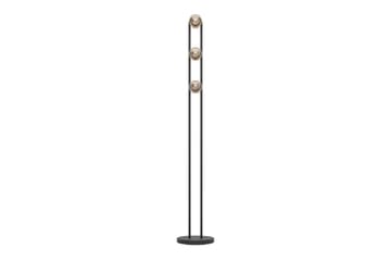 Golvlampa Eglo Chieveley med 3 Lampor - Svart/Brun - Belysning - Lampor & belysning inomhus - Golvlampa