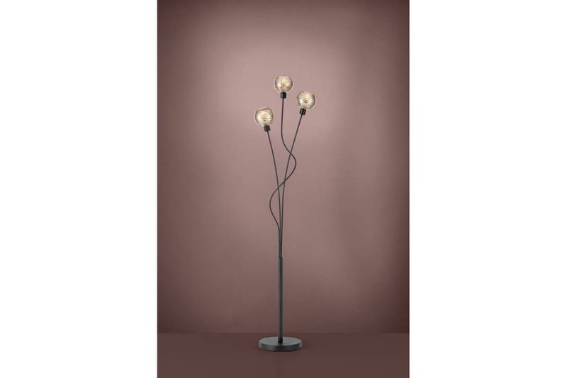 Golvlampa Eglo Creppo Guld/Svart - Belysning - Lampor & belysning inomhus - Golvlampa